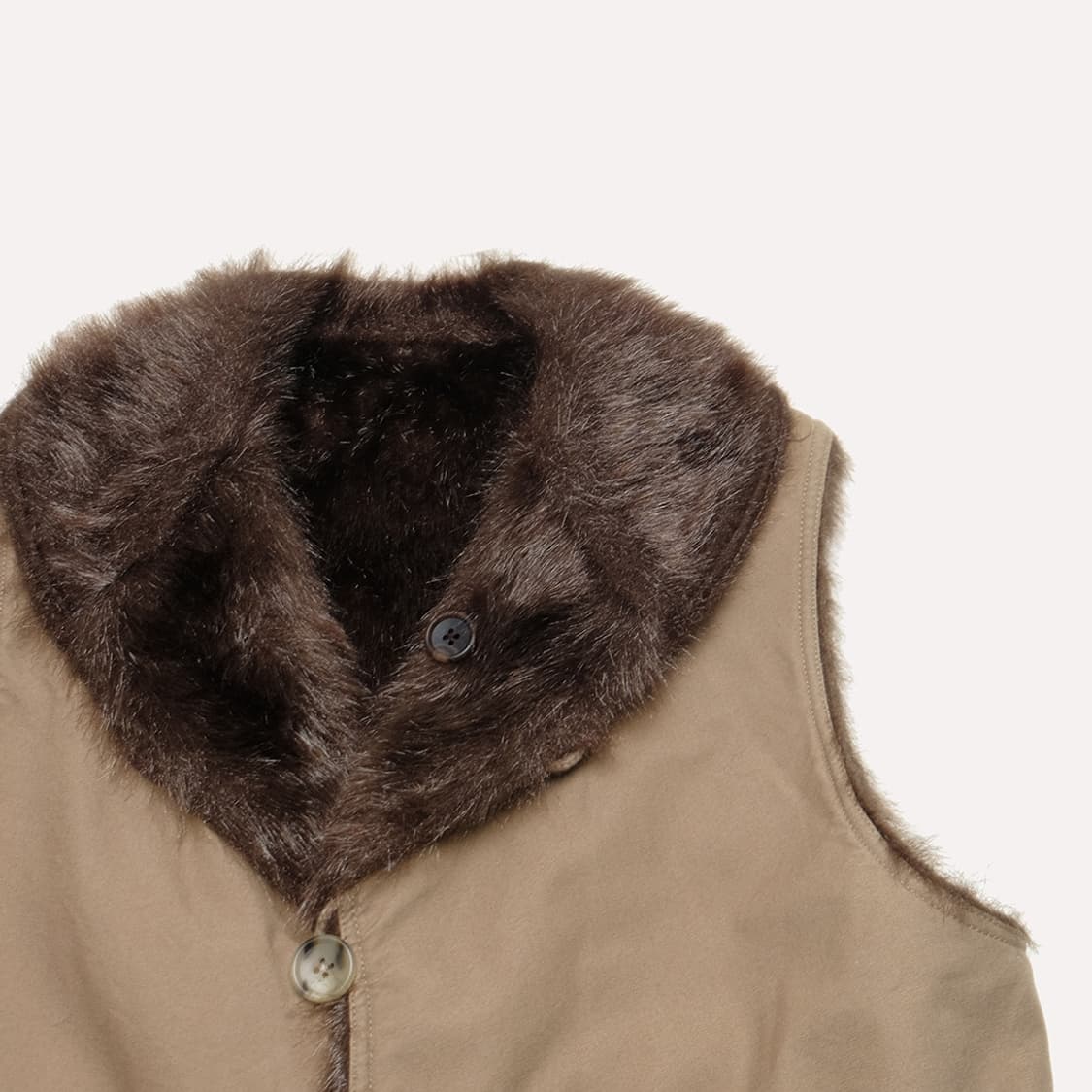 reversible shawl collar vest 상품이미지3