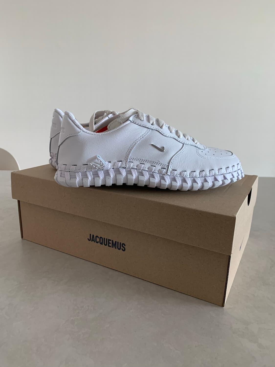 나이키 x 자크뮈스 J 포스 1 로우 LX SP 화이트 240 새상품 상품이미지1