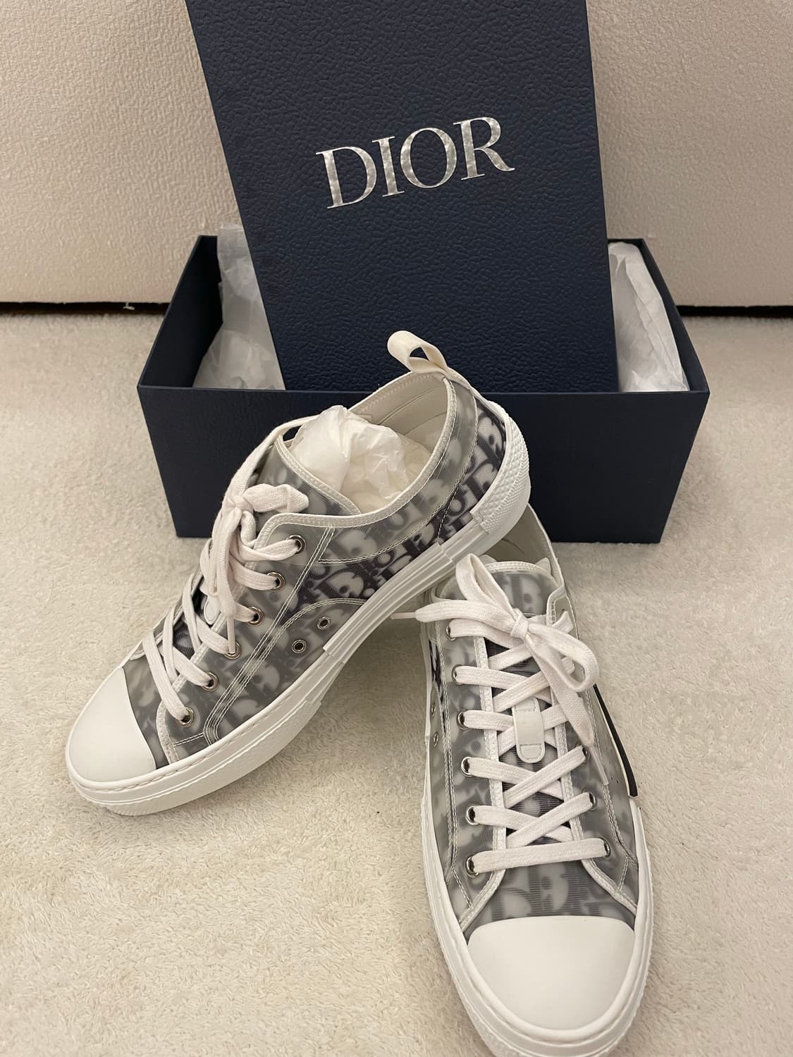 Dior b23 오블리크 로우탑 스니커즈 상품이미지1