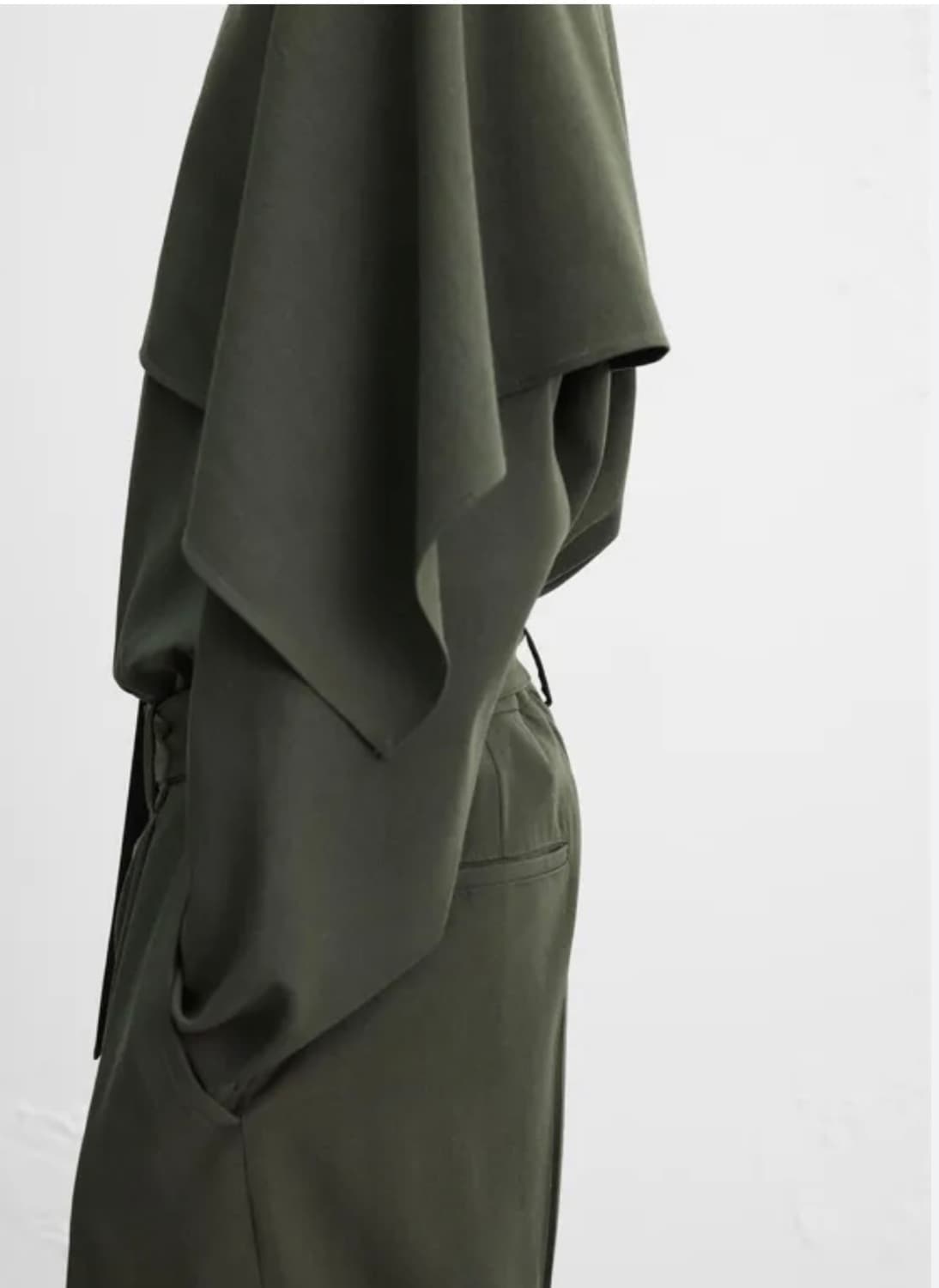 ZaraXNanushka 풀라드 스카프 셔츠 XL 상품이미지6