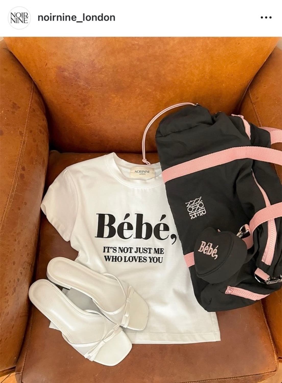  누아르나인 Bébé Nylon Bag [BLACK] 상품이미지2
