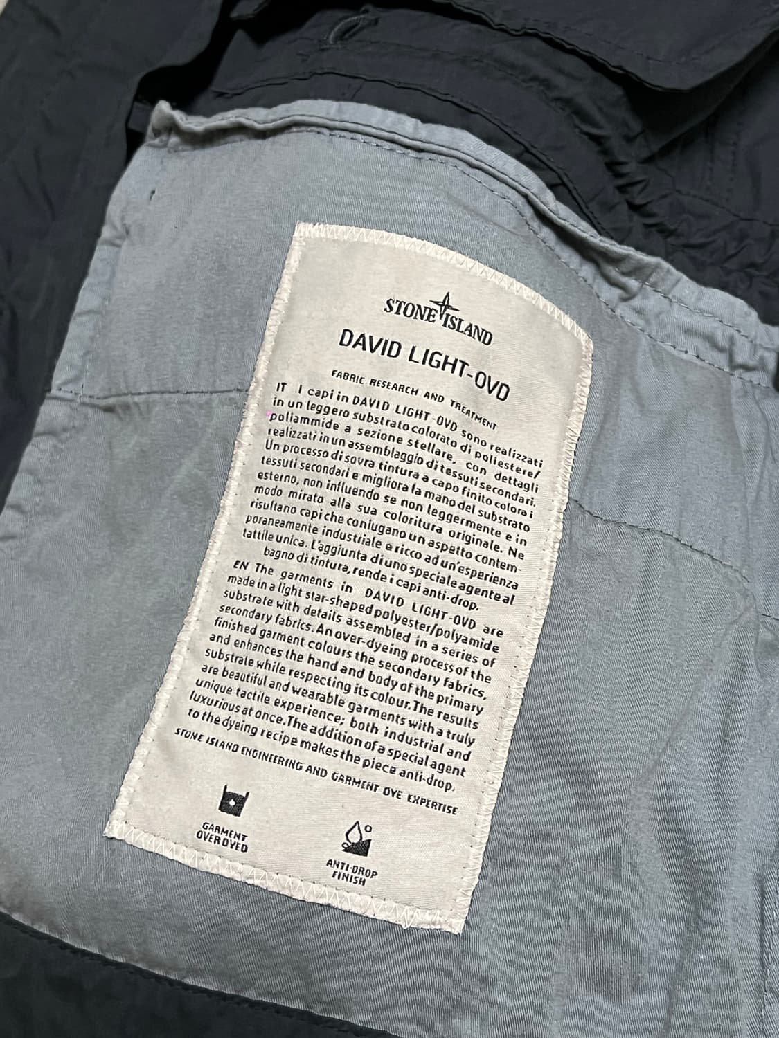 스톤아일랜드 데이브 자켓 13ss 블랙 L사이즈 팝니다 상품이미지5