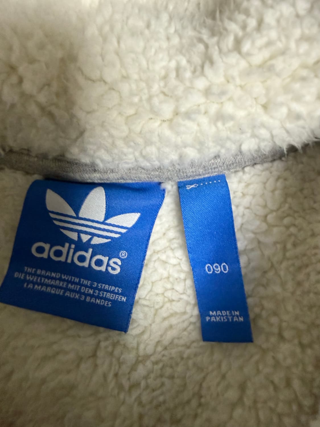 Adidas Originals Sherpa Zip Hoodie Grey  상품이미지3