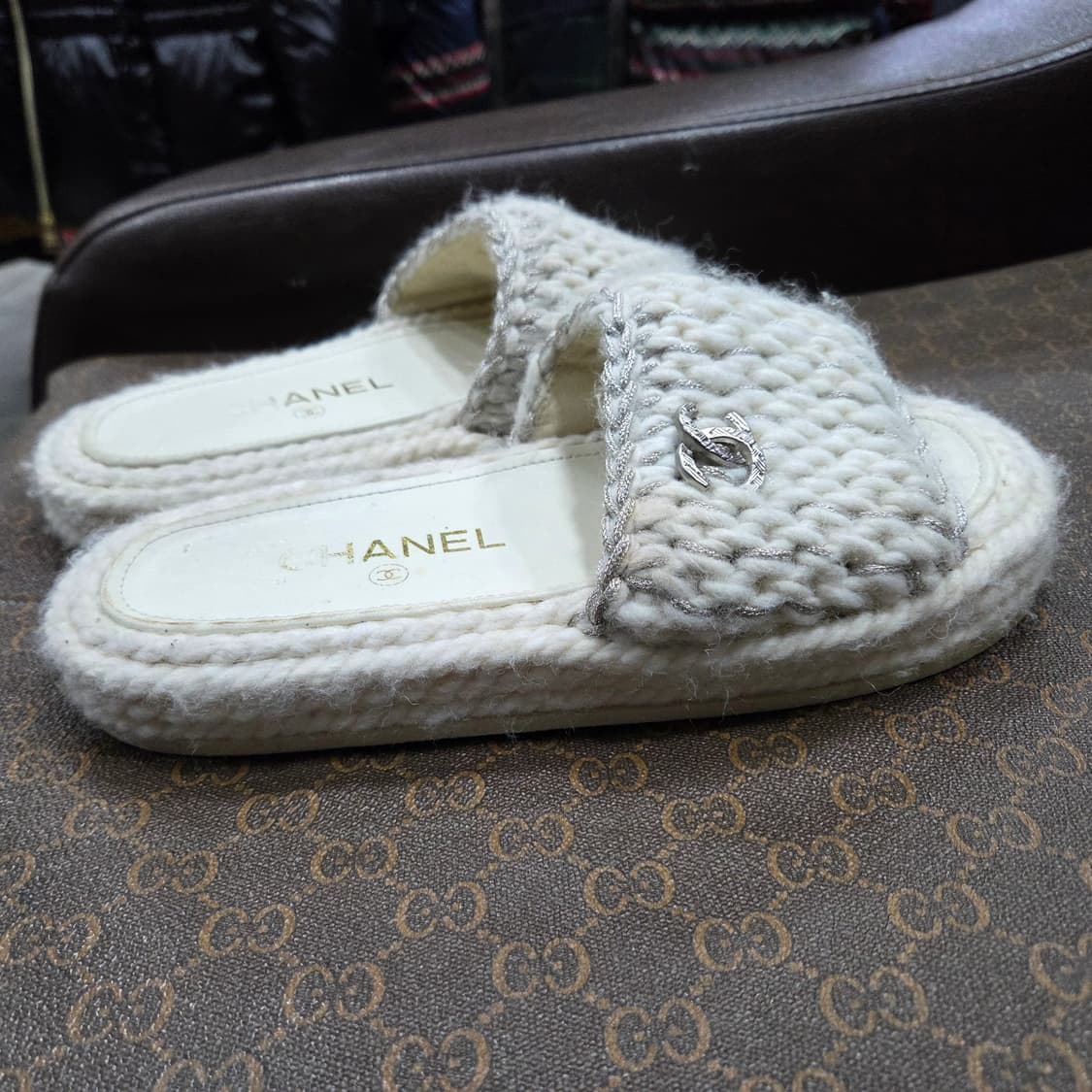 샤넬 니트 뮬 상품이미지4