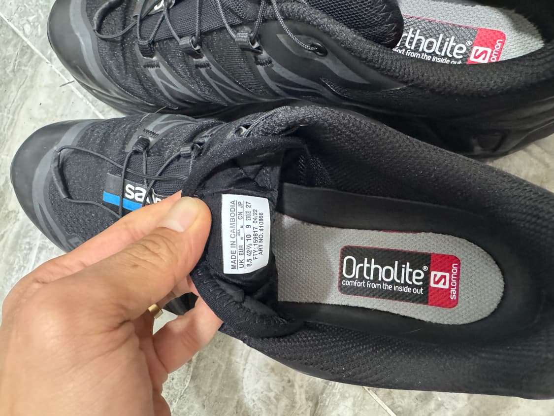 살로몬 xt-6 adv 블랙 270 사이즈 판매합니다. 상품이미지5