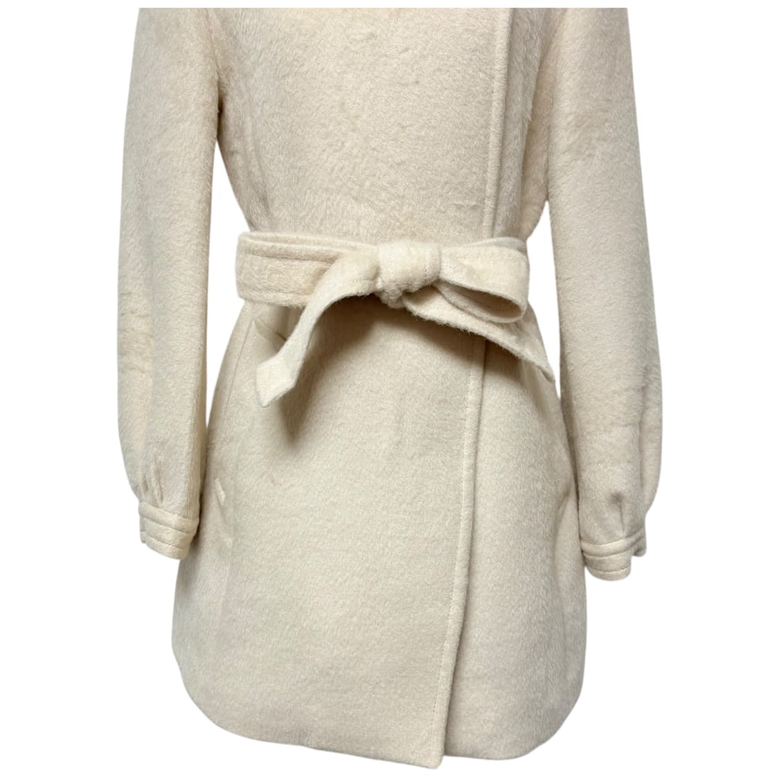 3679 지오다노 아이보리 알파카 코트 상품이미지3