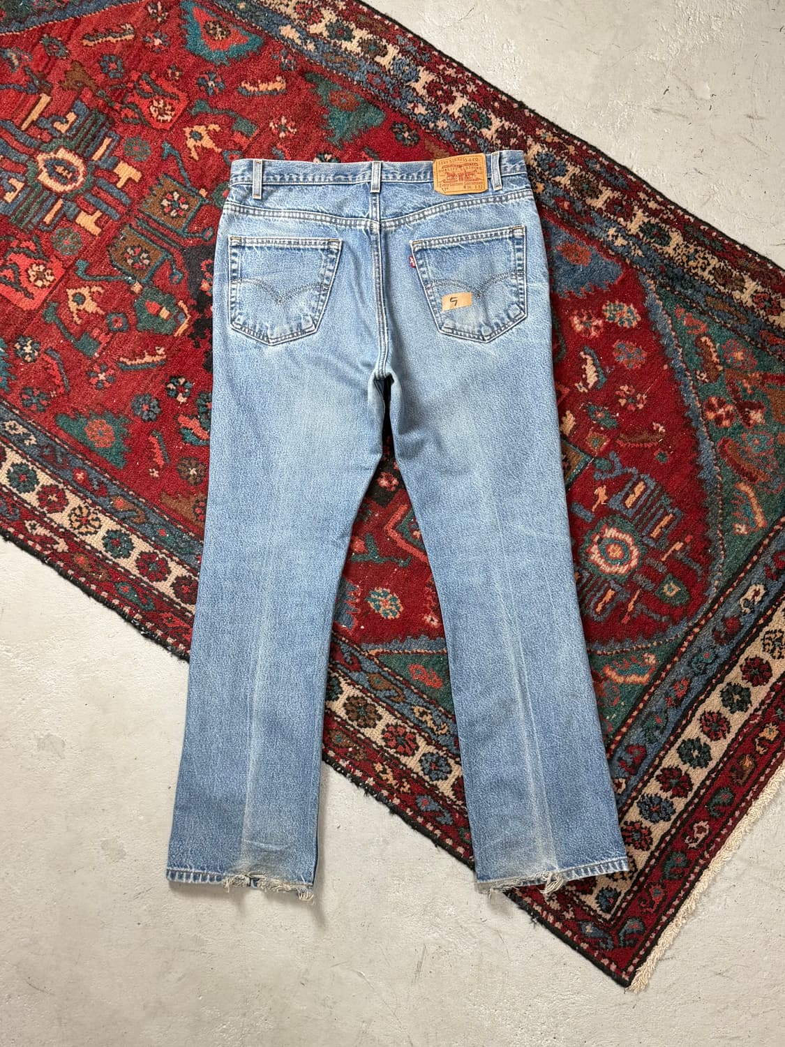 90's USA Made 빈티지 리바이스 517 부츠컷 상품이미지4