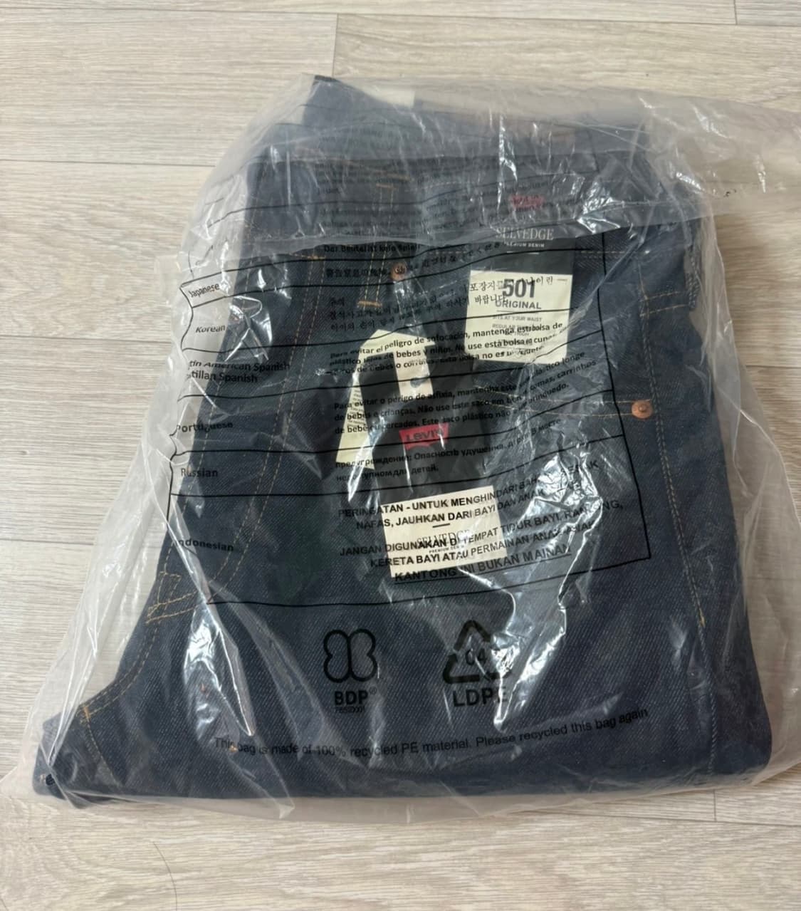 새상품) 리바이스 501 셀비지 상품이미지5