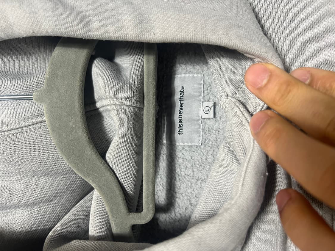 디스이즈네버댓 그레이 후드티 L 상품이미지4