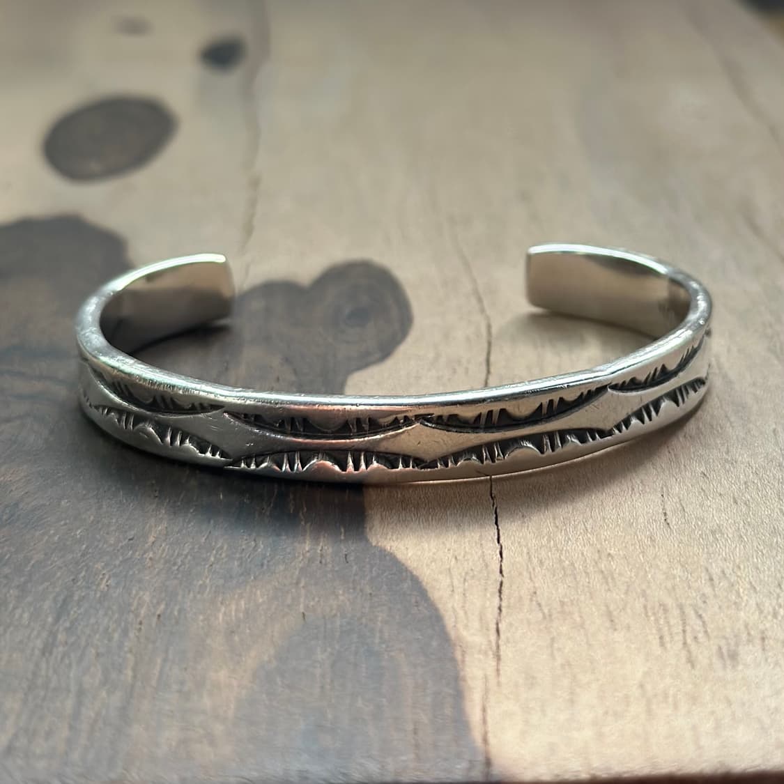 네이티브아메리칸 인디언주얼리 나바호 Nora bill tahe 커프 상품이미지1