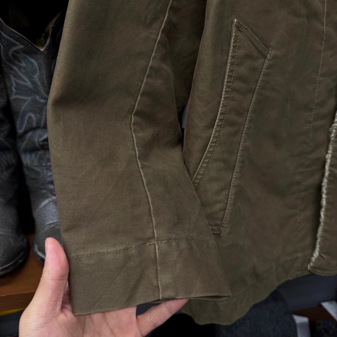 00s 리바이스 레드탭 웨스턴 포켓 쉐르파 자켓 N221 상품이미지5