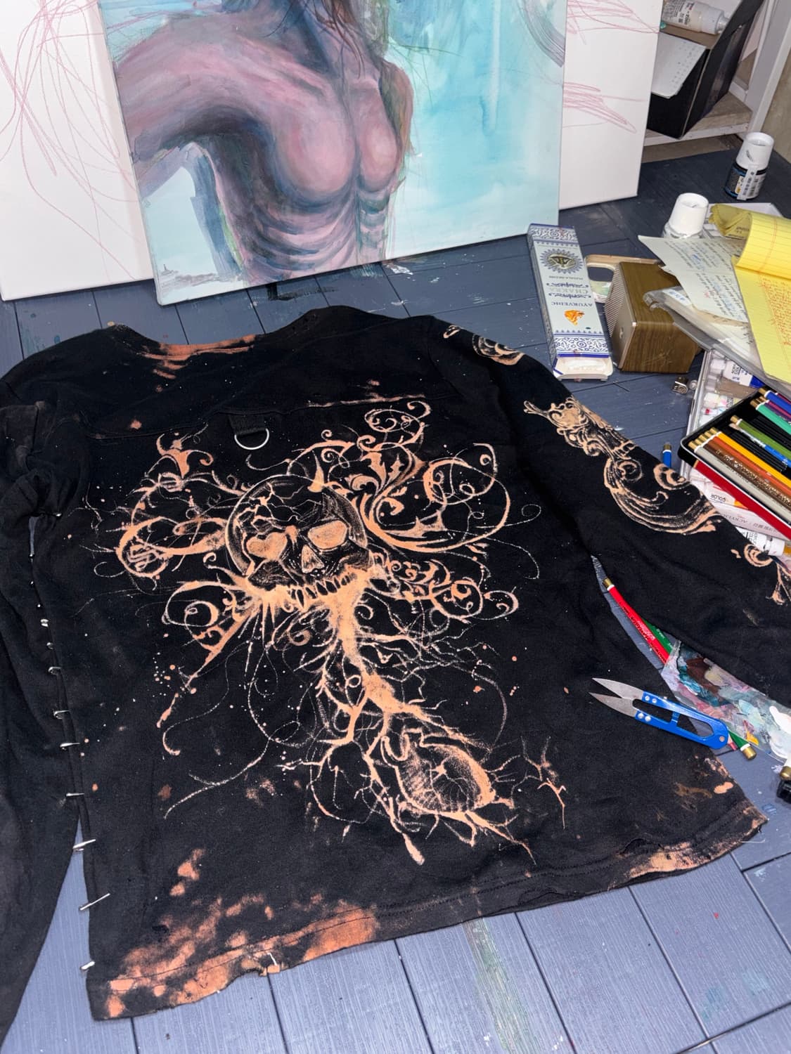 커스텀 펑크 티셔츠 상품이미지3