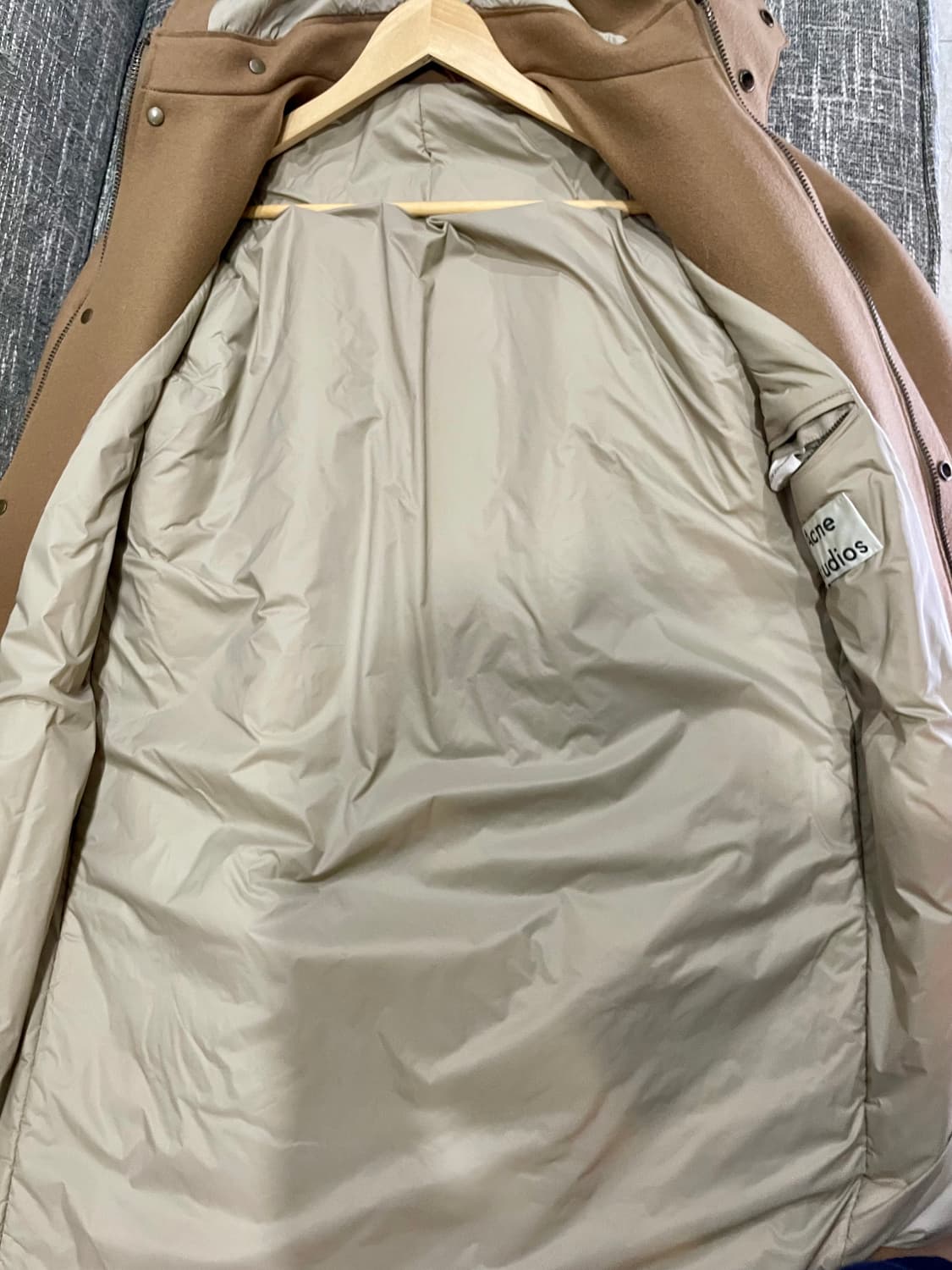 아크네 스튜디오 Milton 후드 코트 46 정품 상품이미지3