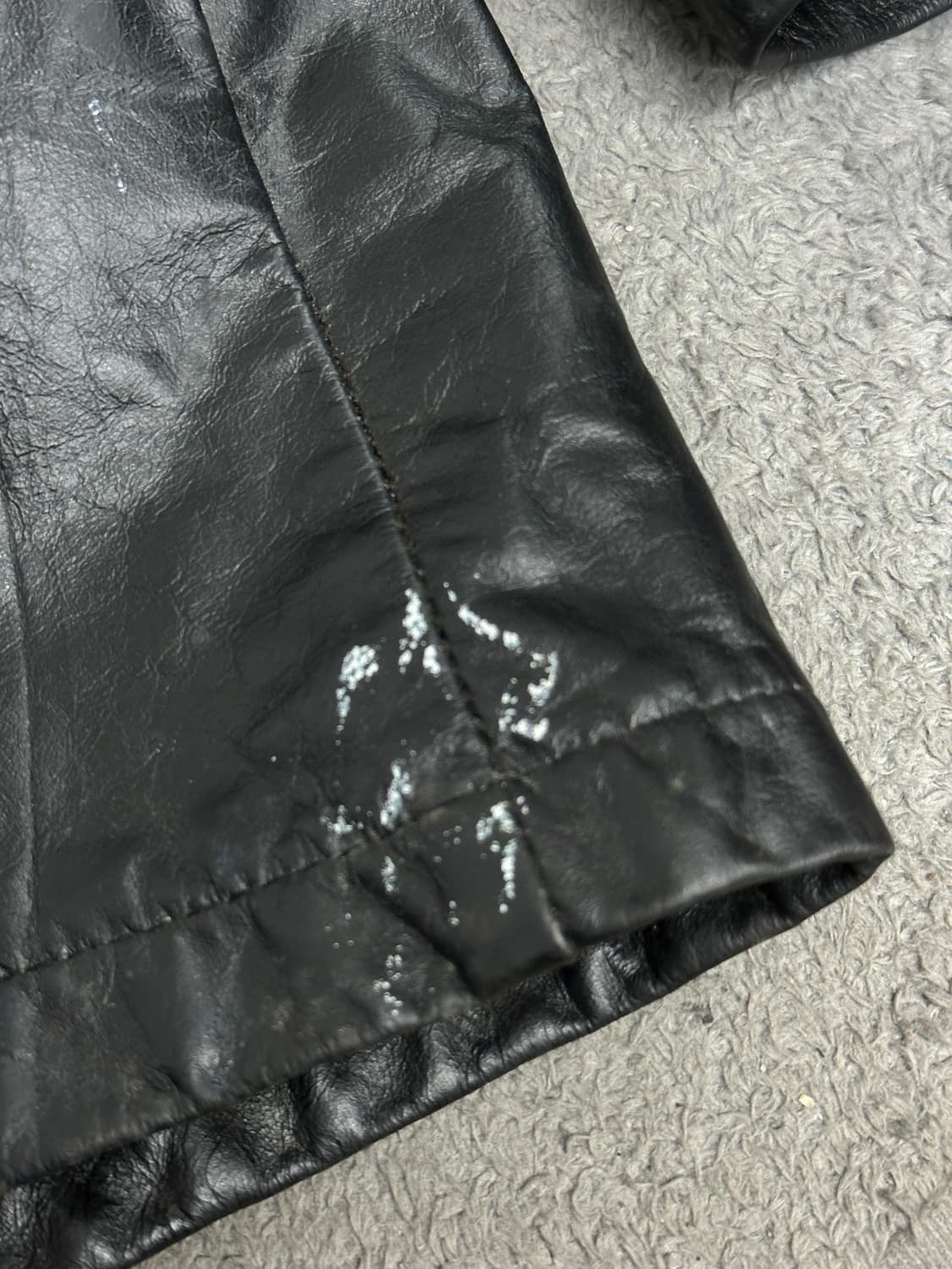 80s Sears 레더 블레이져 자켓 38 상품이미지8