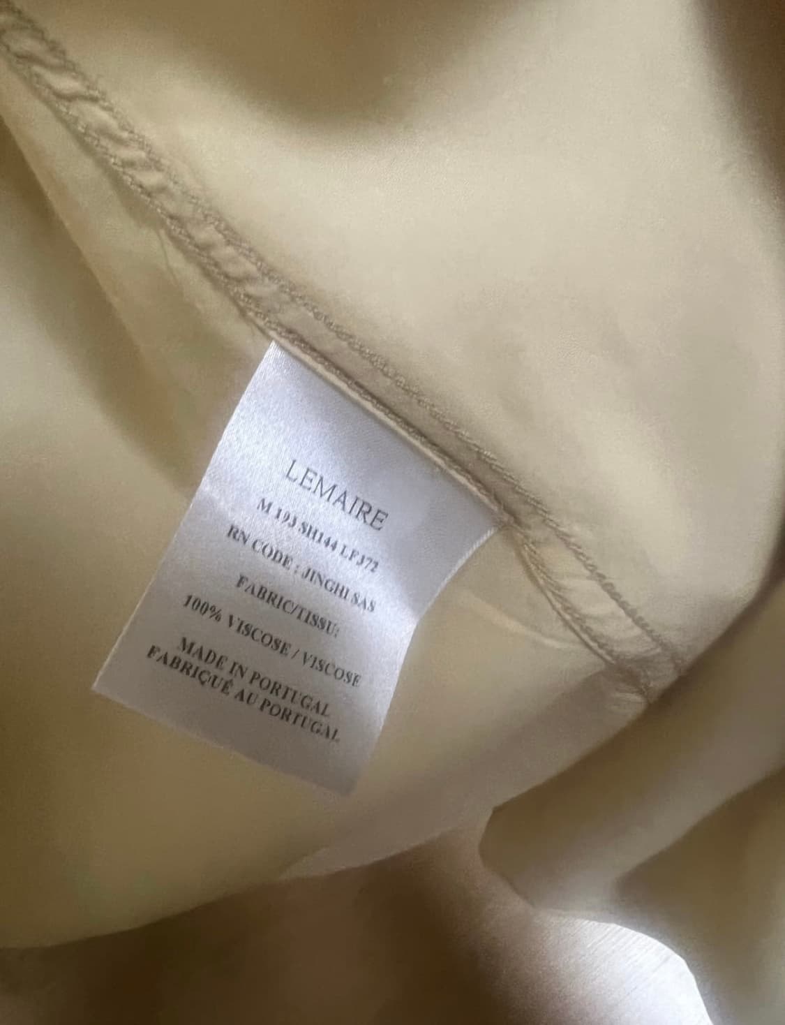 르메르 라지카라 비스코스 사틴 진저 44 상품이미지6