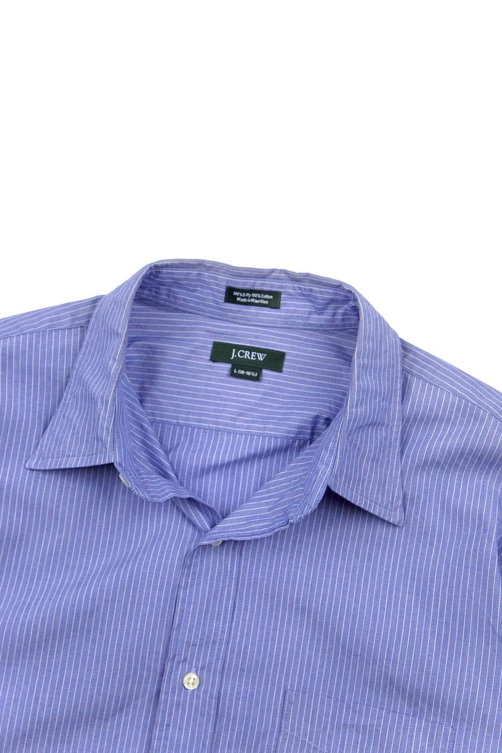 J.CREW 스트라이프 코튼 셔츠 블루  상품이미지2