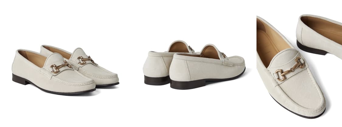 브루넬로 쿠치넬리 / 홀스빗 스웨이드 로퍼 / 40 (새상품) 상품이미지4