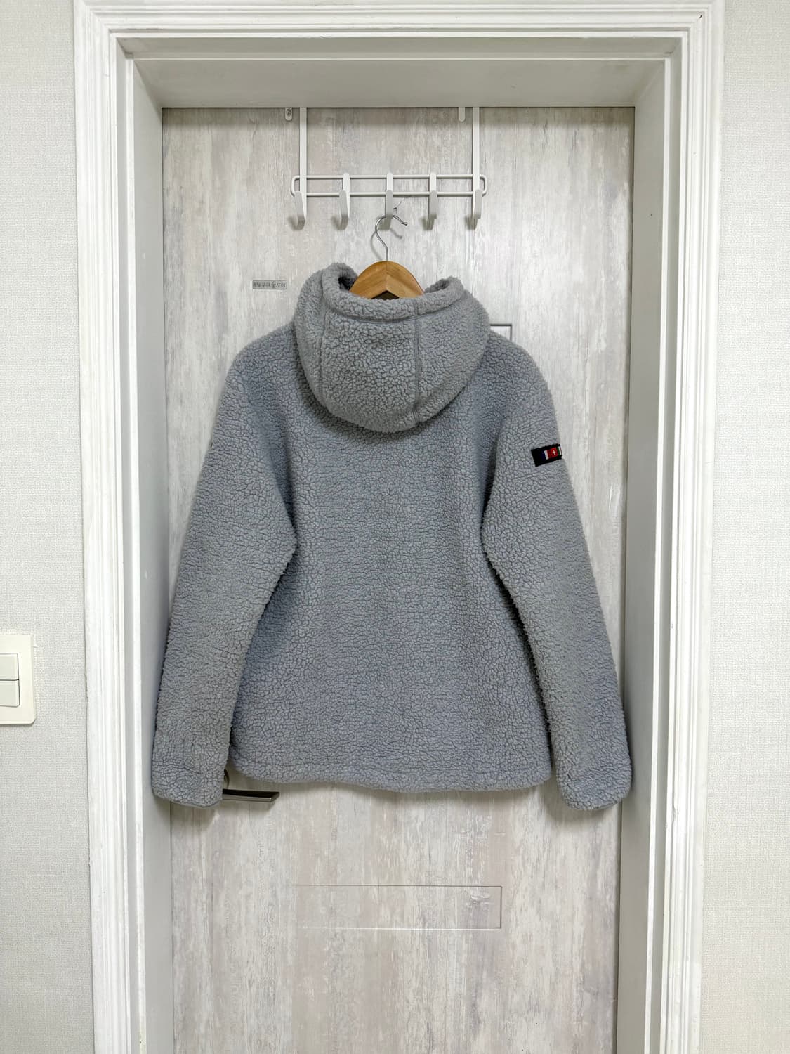 100 L / 아이더 스투키 뽀글이 후리스 자켓 쿨그레이 상품이미지7