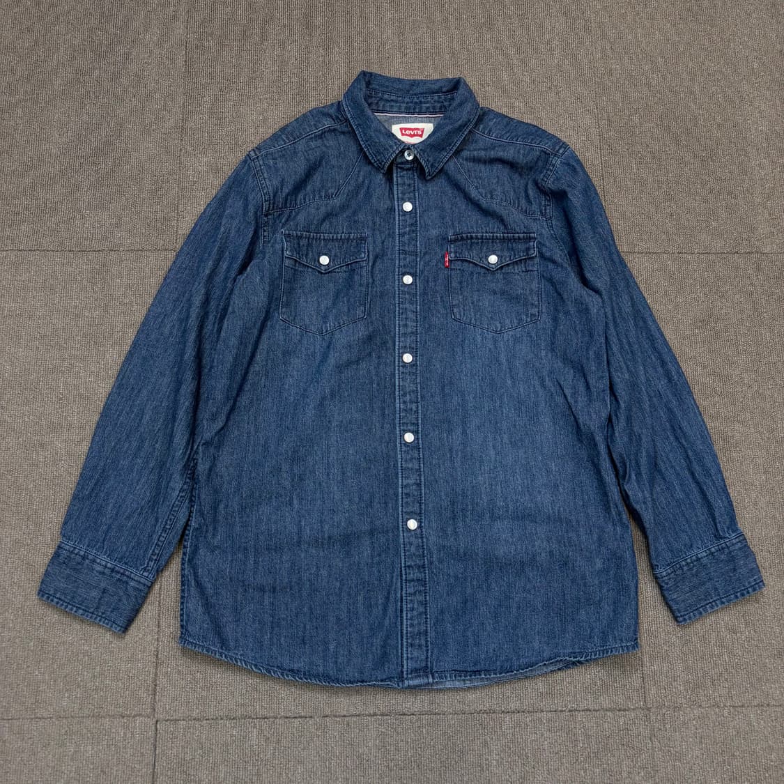 levis 리바이스 우먼스 웨스턴 데님셔츠 m 상품이미지1