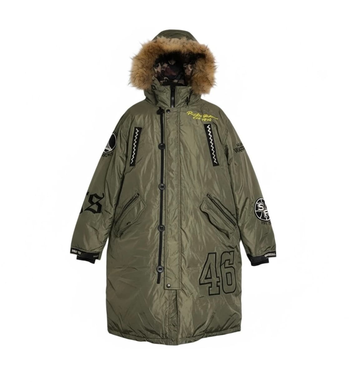 NBA 골든스테이트워리어스 야상패딩 XL 상품이미지1