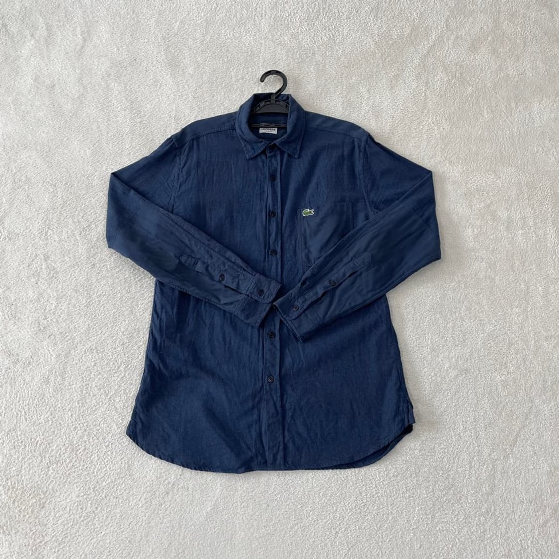 L 라코스테 남성 네이비 긴팔셔츠 100 상품이미지1