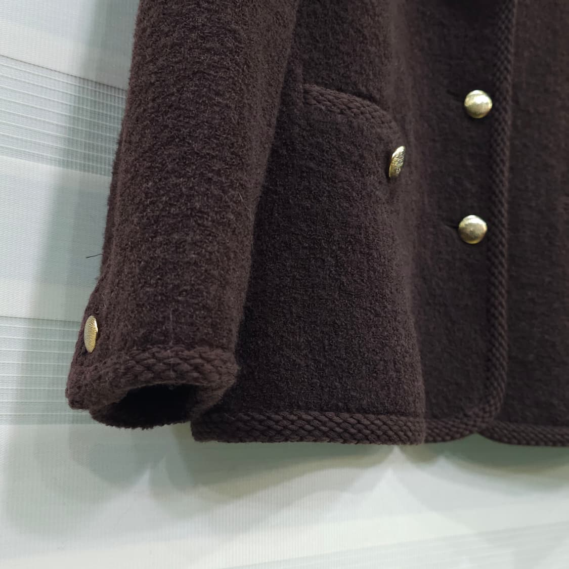 빈티지 oxford quincy 금장 울자켓- 우먼44-55정도 상품이미지5