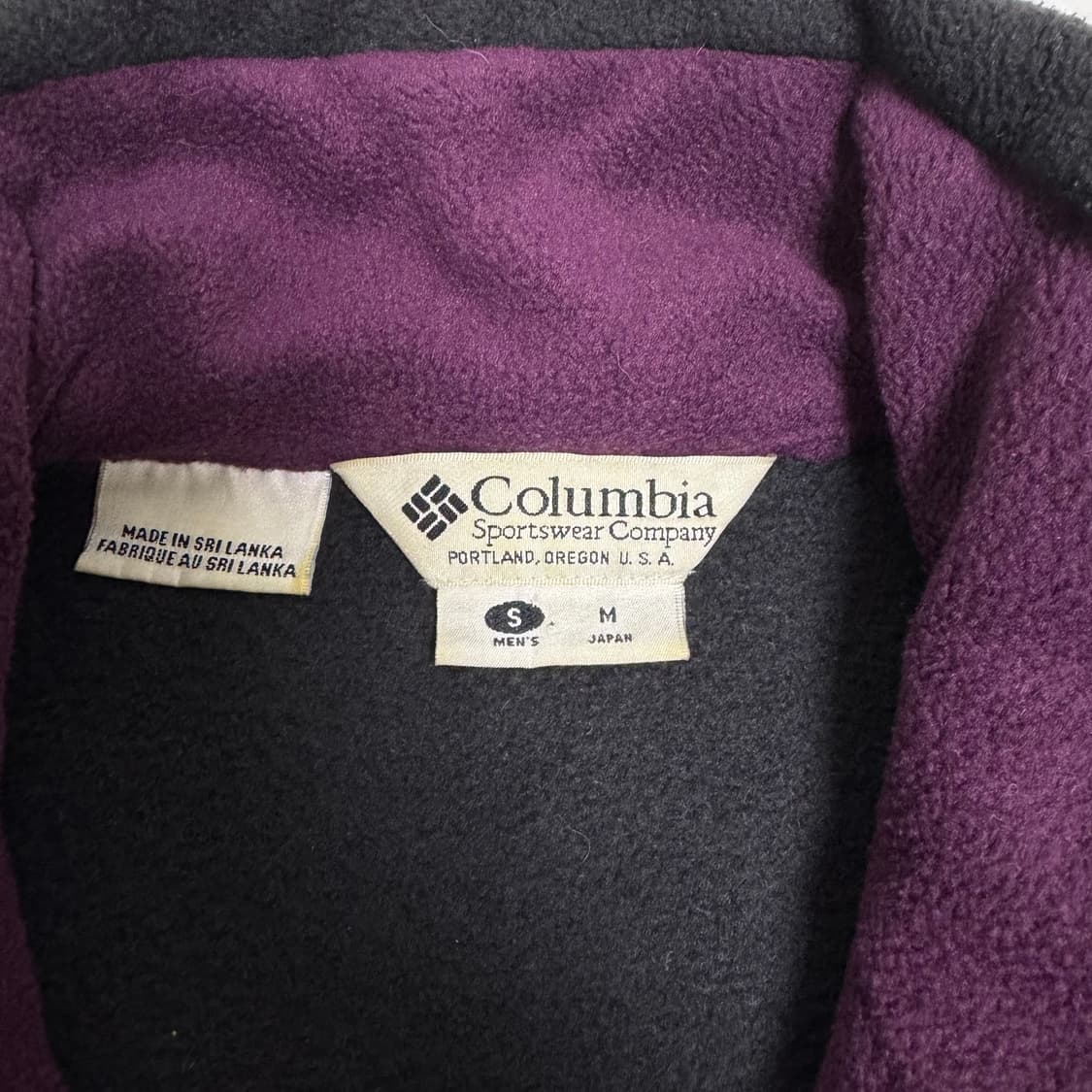 90s USA 콜롬비아 플리스 후리스 상품이미지5