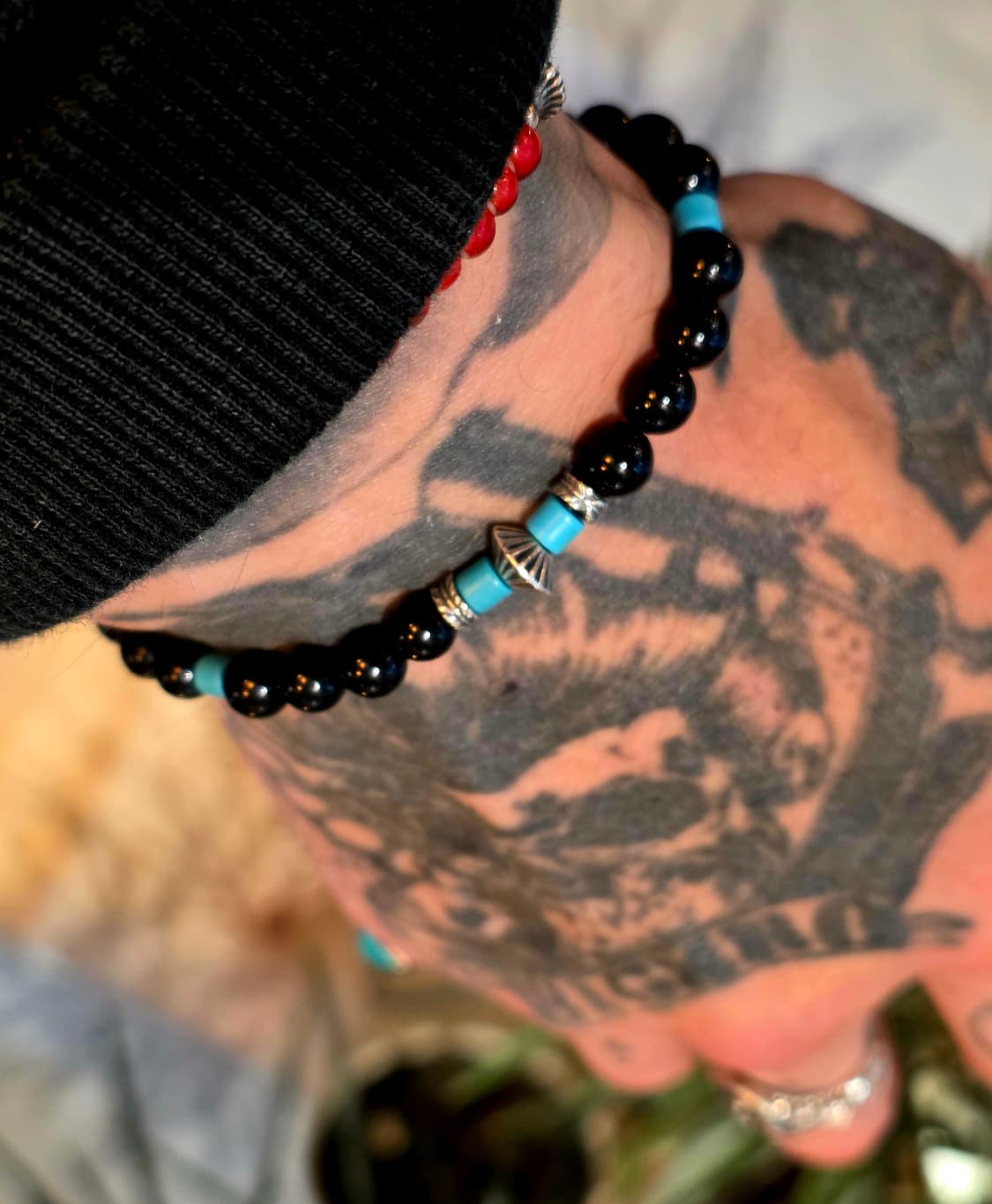 3cross Black onxys Silver925 bracelet 상품이미지4
