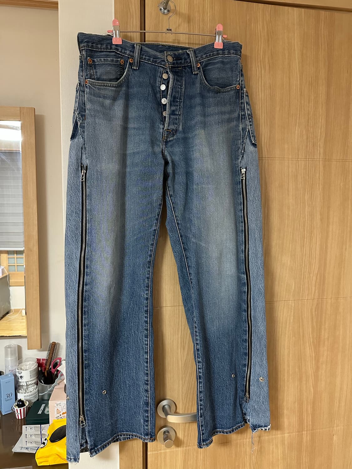 올드파크 Zip 배기진 M 사이즈 상품이미지1