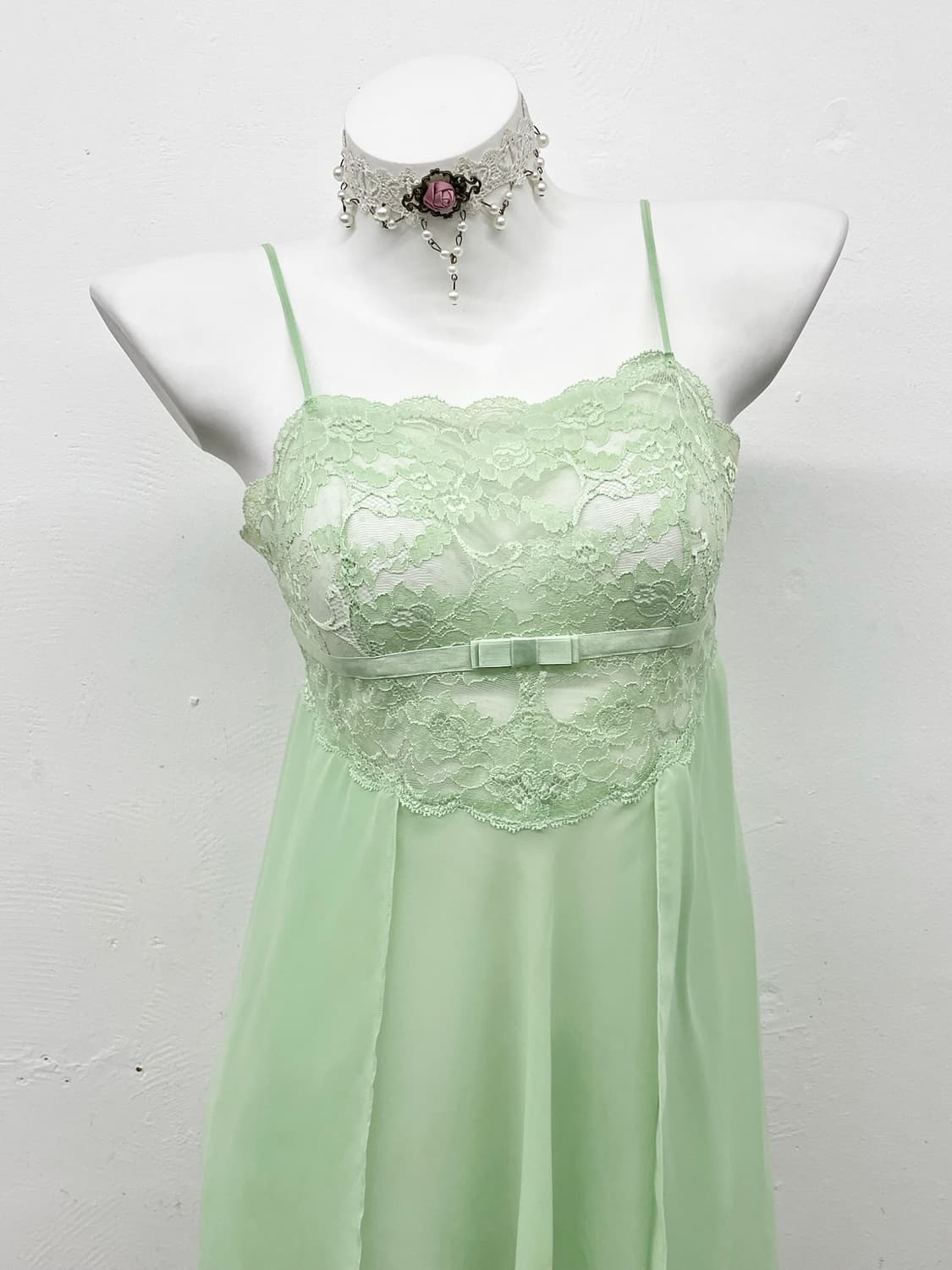 페어리 레이스 시어 슬립 상품이미지2