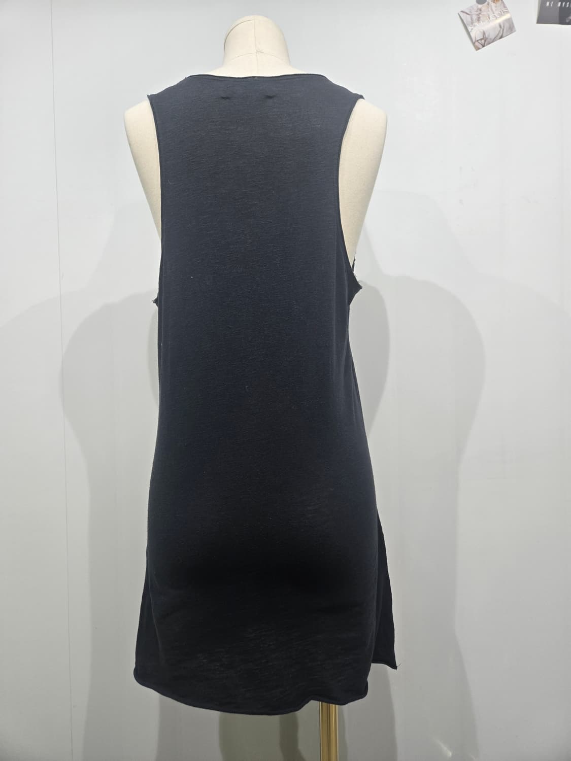 디젤 블랙 크랙 나시 원피스 상품이미지2