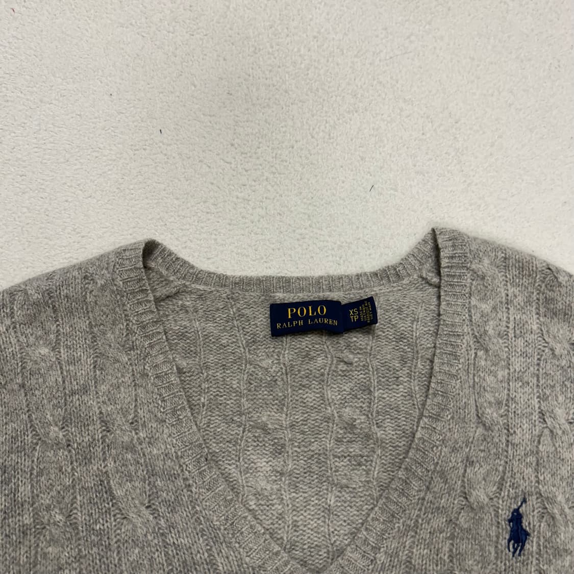 Polo Grey Cable Knit 상품이미지6