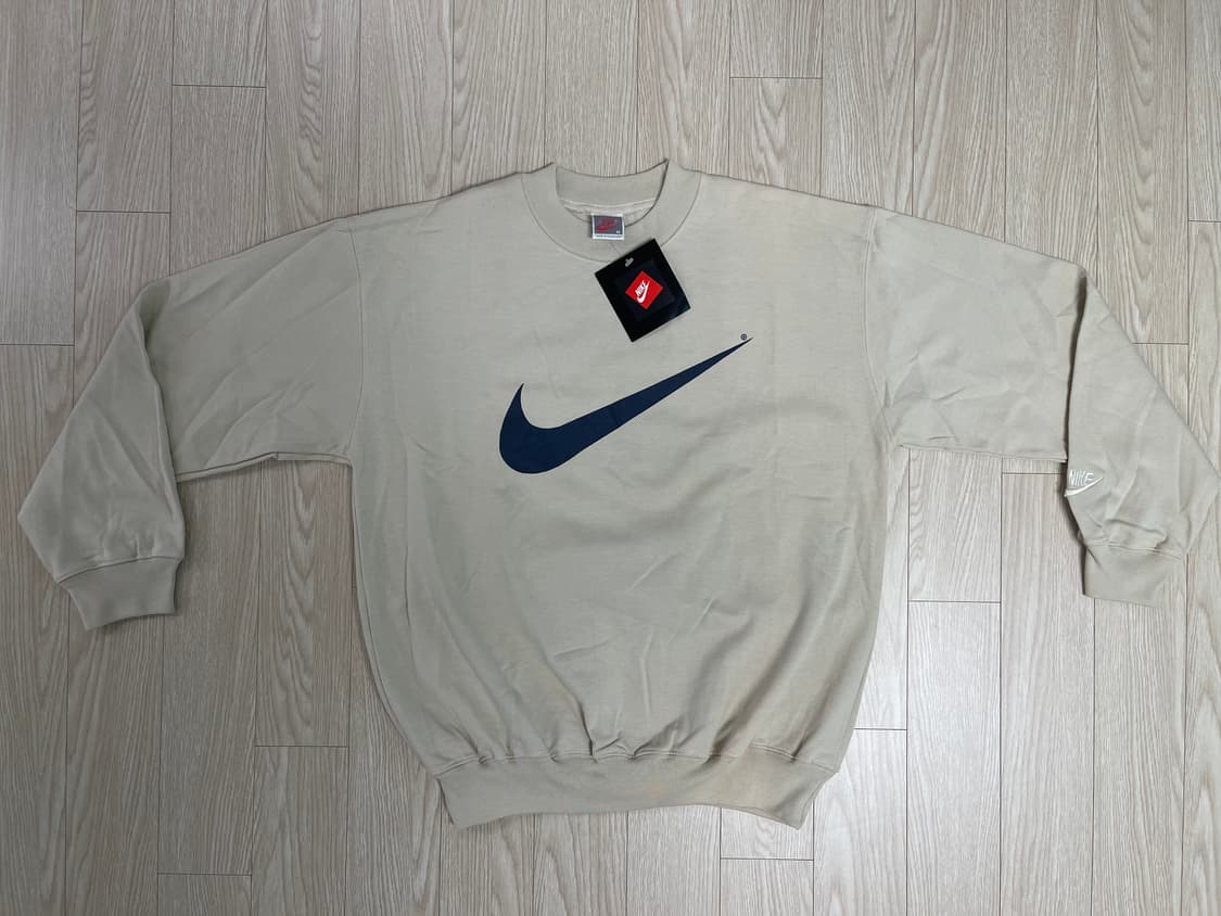 나이키 90s 올드 스웻셔츠 맨투맨 베이지 NIKE OLD 1990 3번 상품이미지1