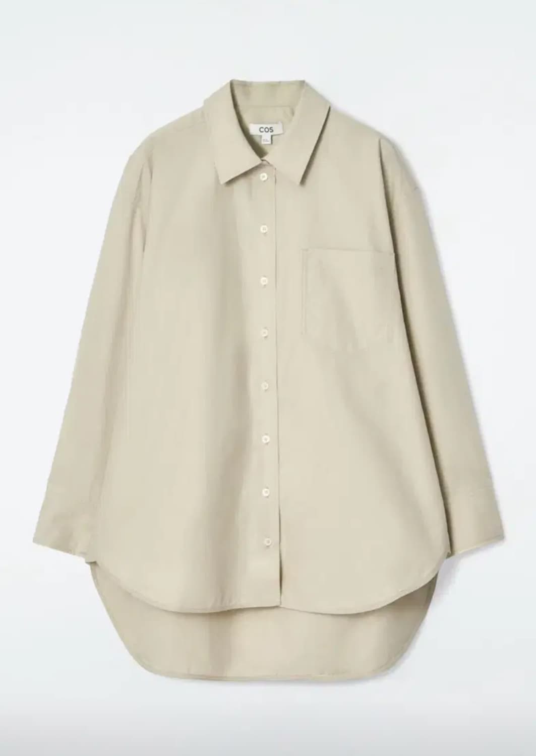 코스 오버사이즈 커브드 헴 긴팔 셔츠 32 상품이미지1