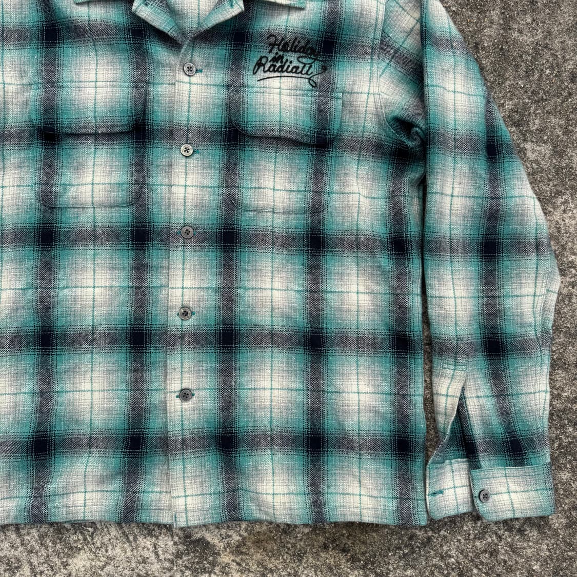 [M] Radiall 라디올 체크 울 셔츠 상품이미지4