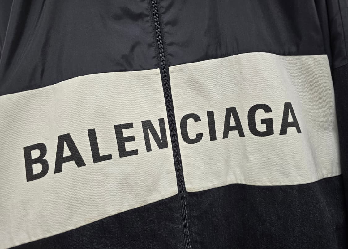 발렌시아가 데님 포플린 자켓 34사이즈 100 105 판매 상품이미지2