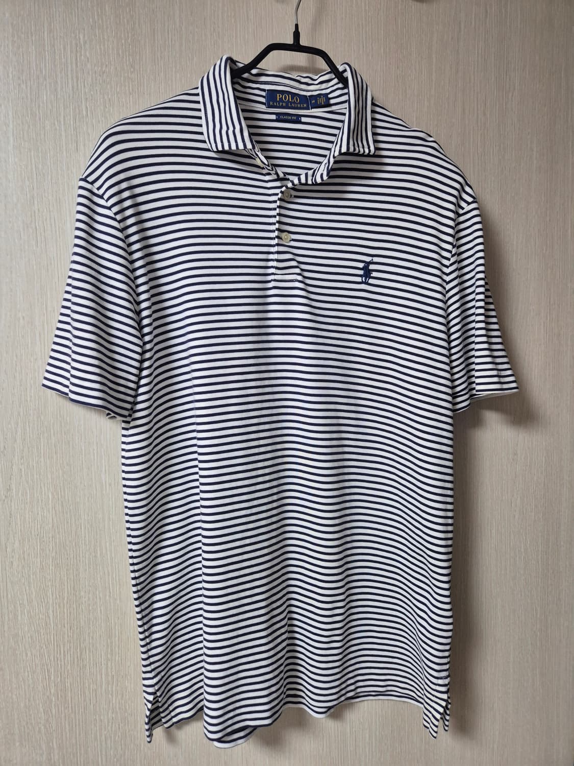 (정품) 폴로 랄프로렌 스트라이프 반팔 카라티 M 상품이미지1