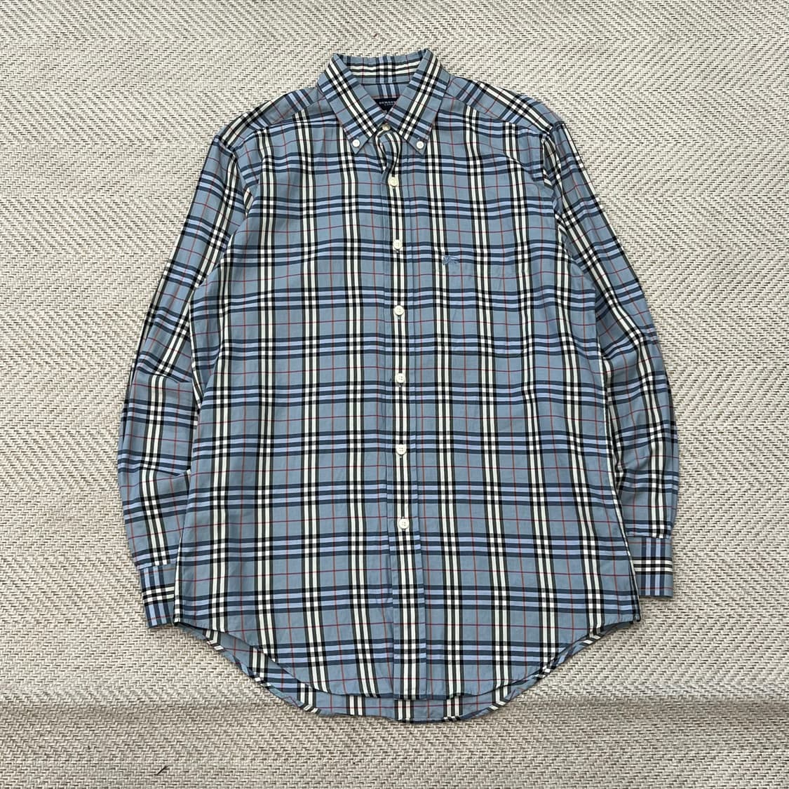 버버리 기마로고 노바 체크셔츠 r3996 상품이미지1