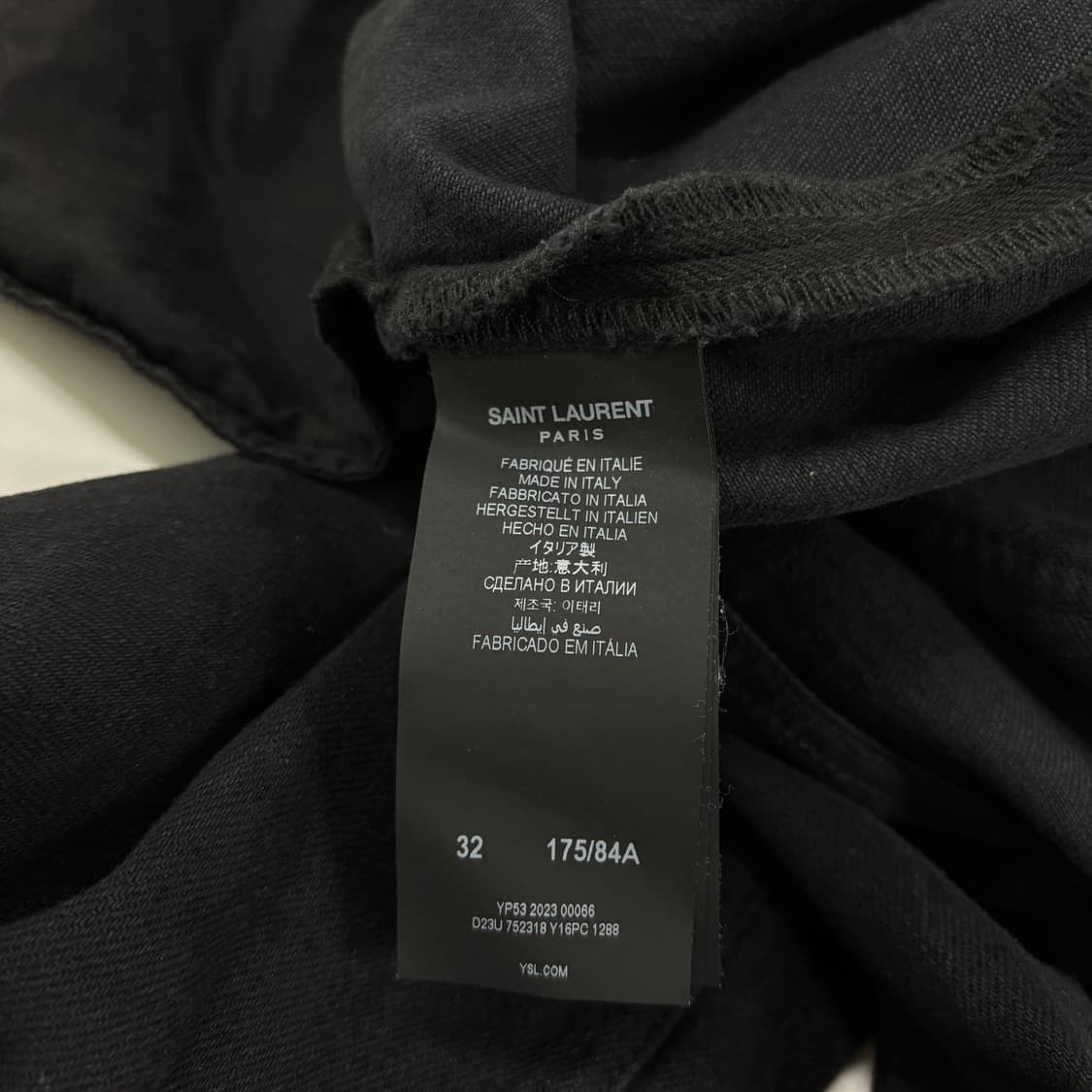 생 로랑 스트레이트 데님 진 상품이미지9