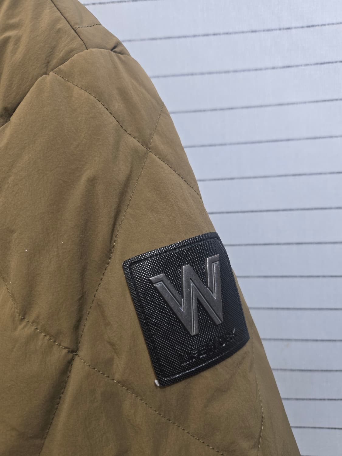 라이프워크 유넥  퀼팅 자켓 브라운 패딩 상품이미지5