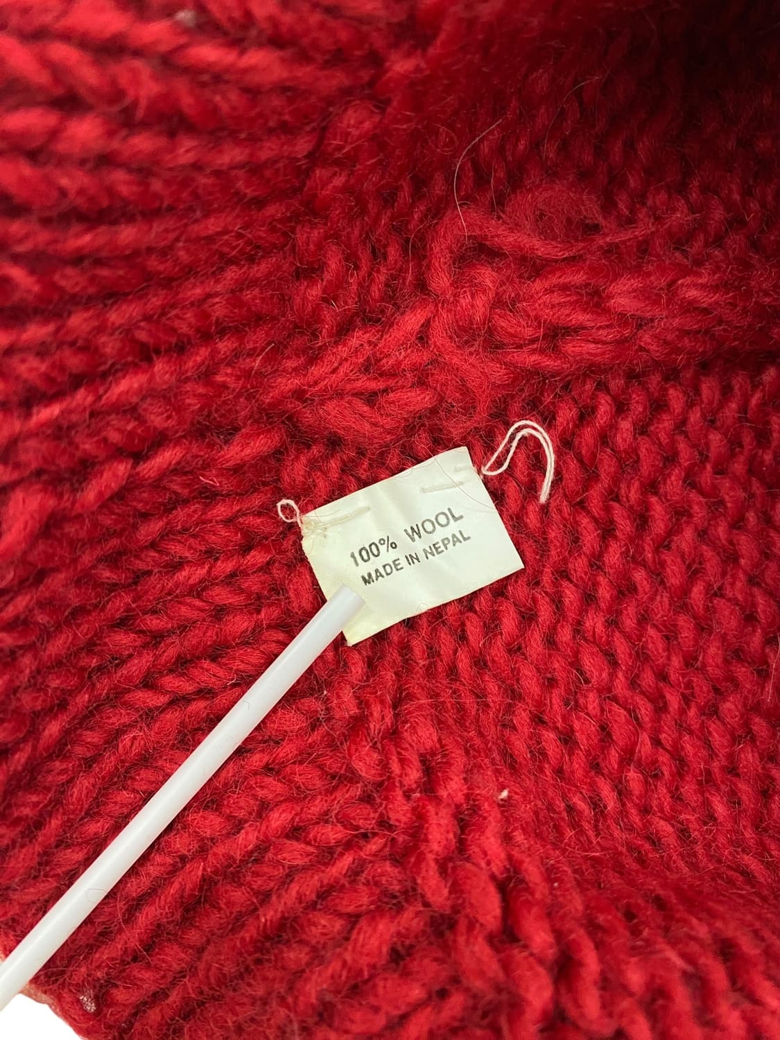 네팔 핸드니트 울 햇 상품이미지6