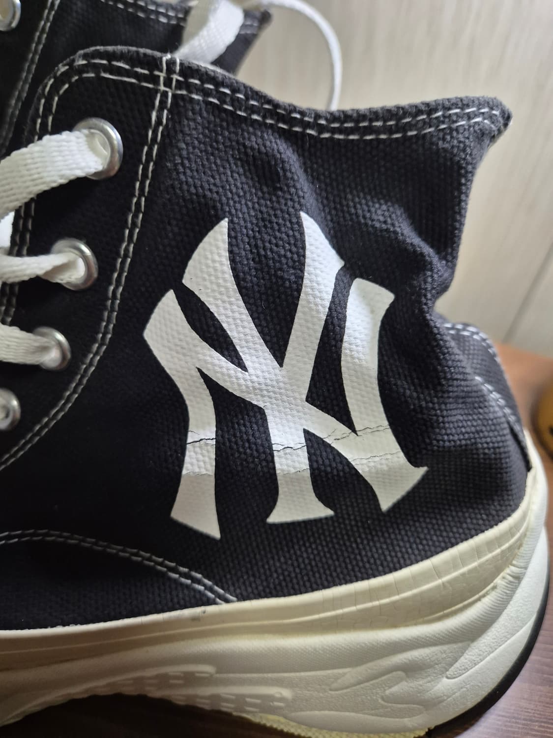 MLB 청키 하이탑 스니커즈 블랙 270 상품이미지4