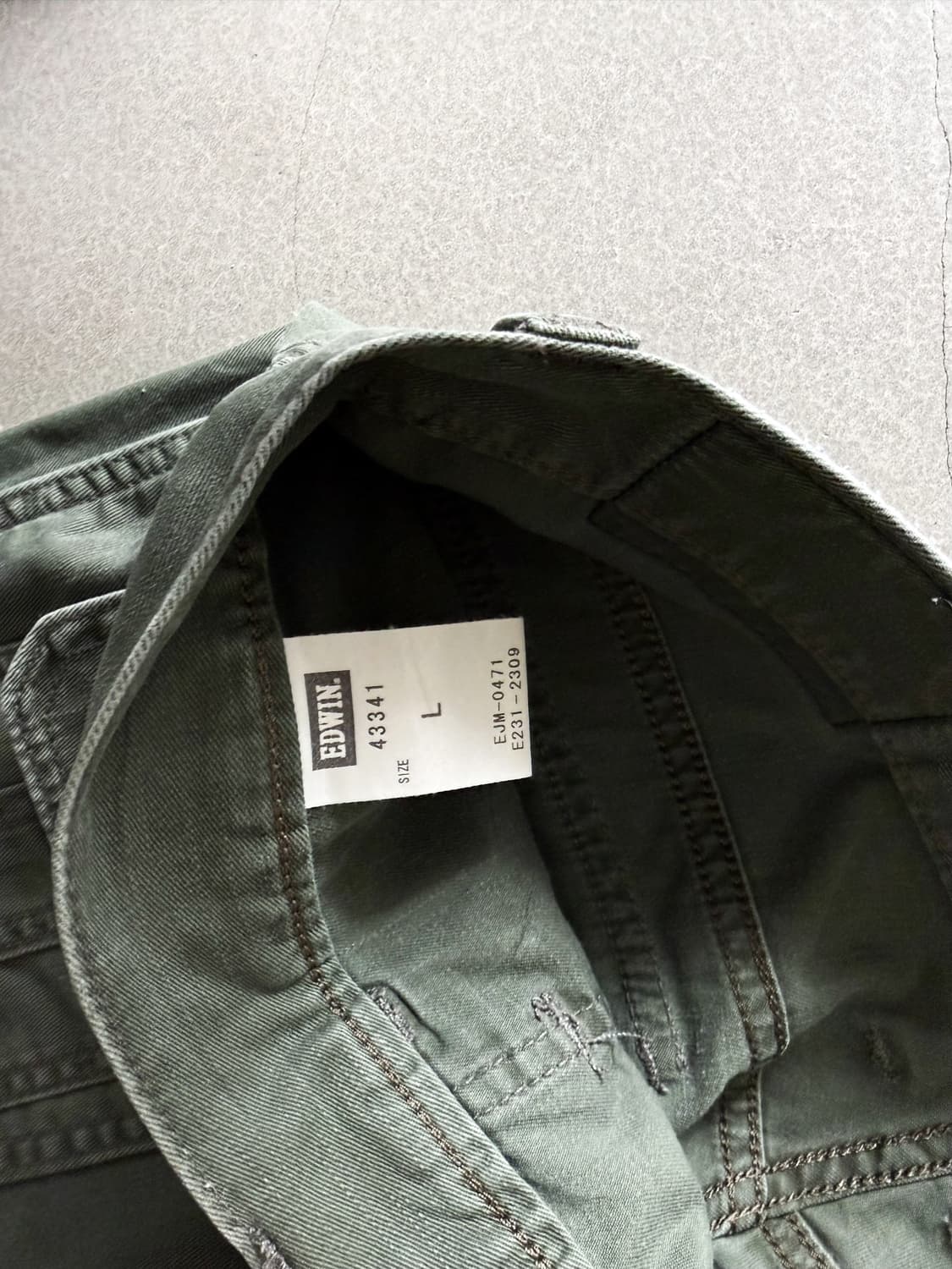 Vintage Edwin Cotton Military Pants 상품이미지6