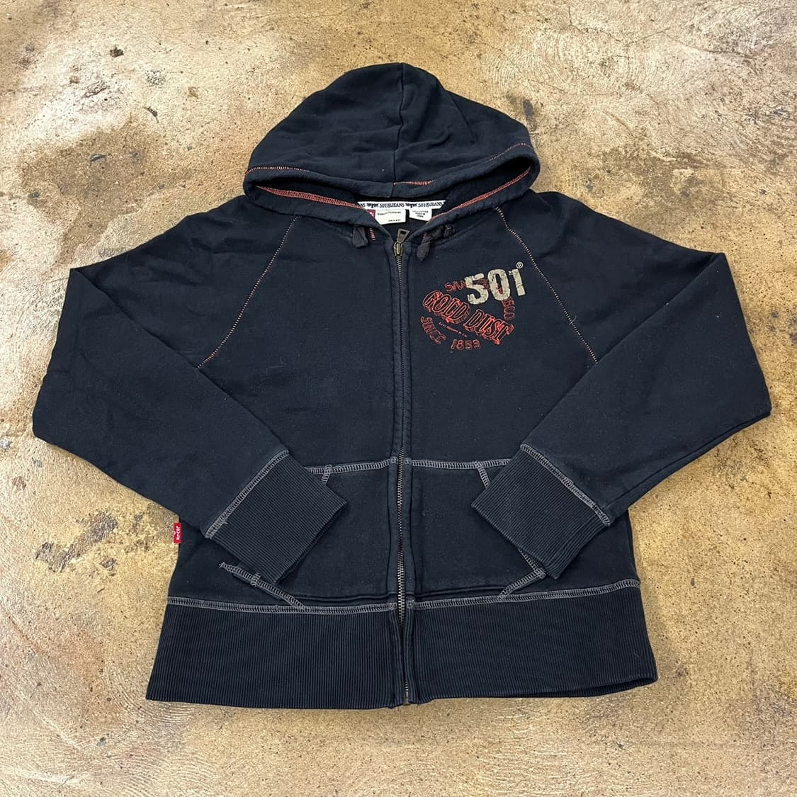 리바이스 스티치 빈티지 후드집업  상품이미지2