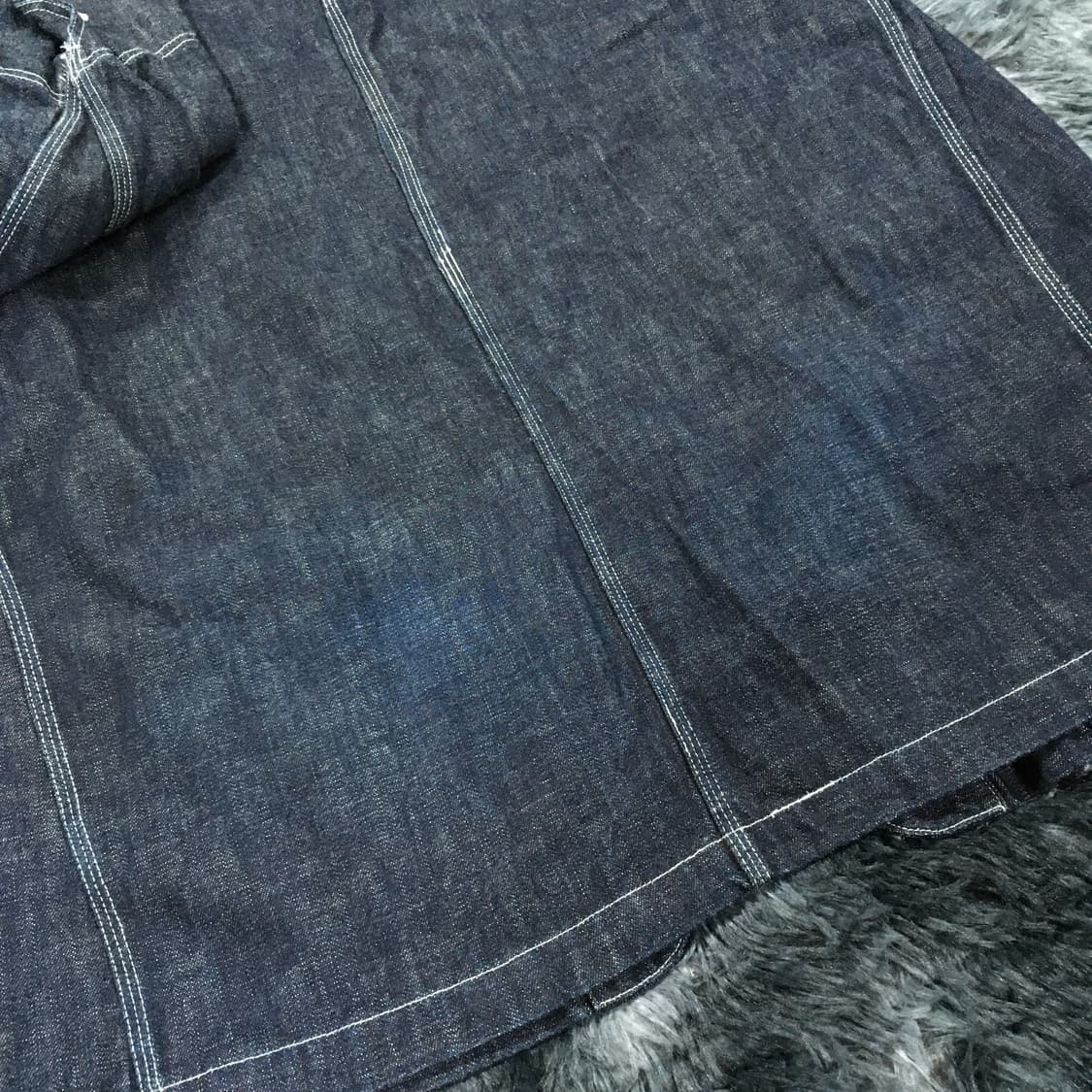 투티/0332 WEST SIDE 데님 흑청 자켓 생지 아우터 상의 상품이미지10