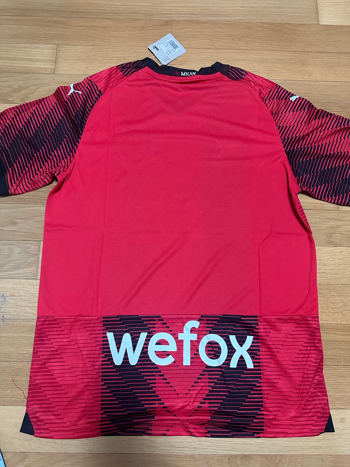 23-24 홈 AC밀란 유니폼 XL 상품이미지3