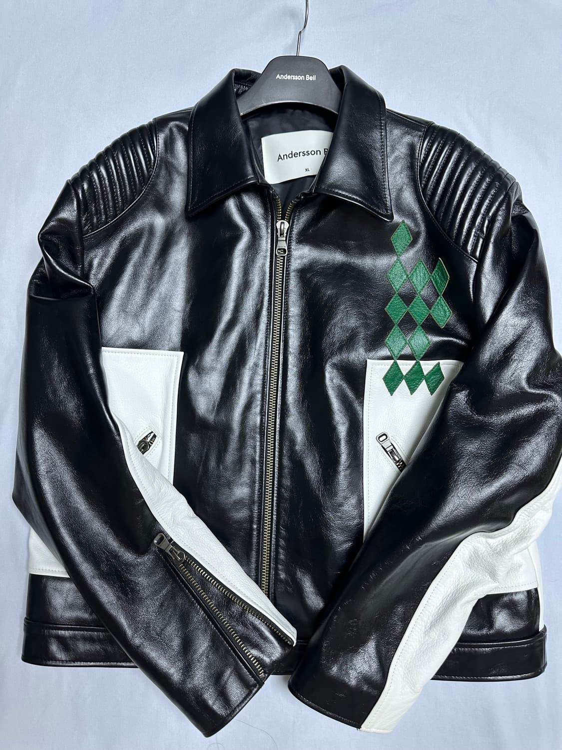 앤더슨벨 바이커 레더 자켓 상품이미지1