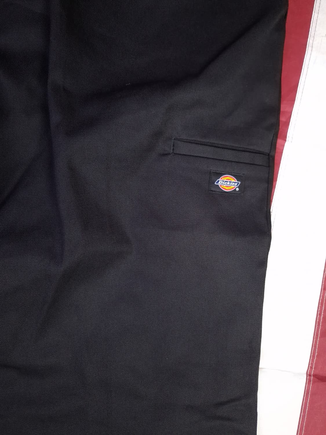 새제품급 오리지날 디키즈 더블니 블랙 팬츠 상품이미지7