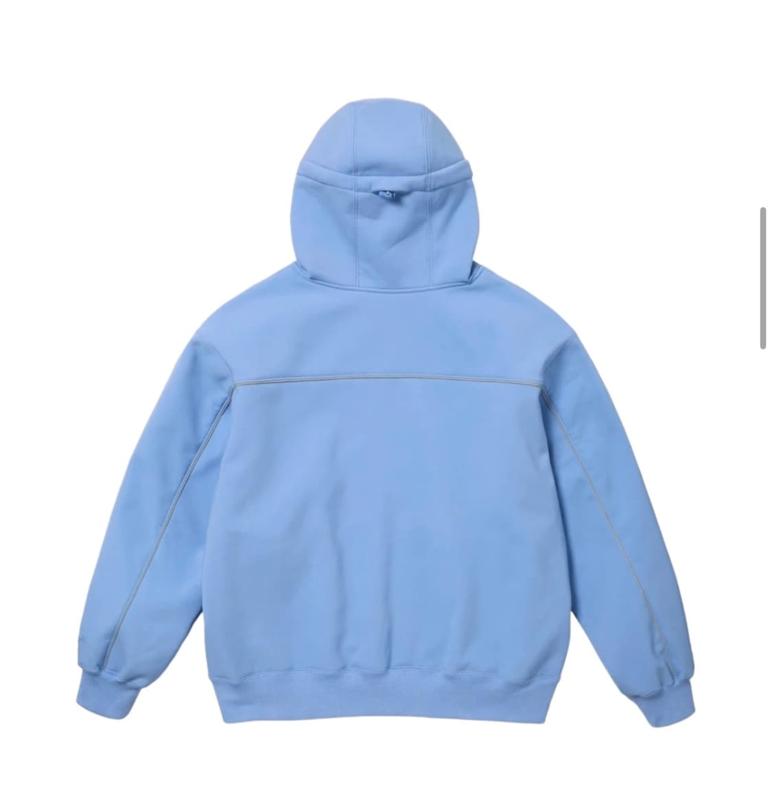 (L)105 23fw 슈프림 윈드스토퍼 집업후드 스웨트셔츠 라이트 블루 상품이미지2