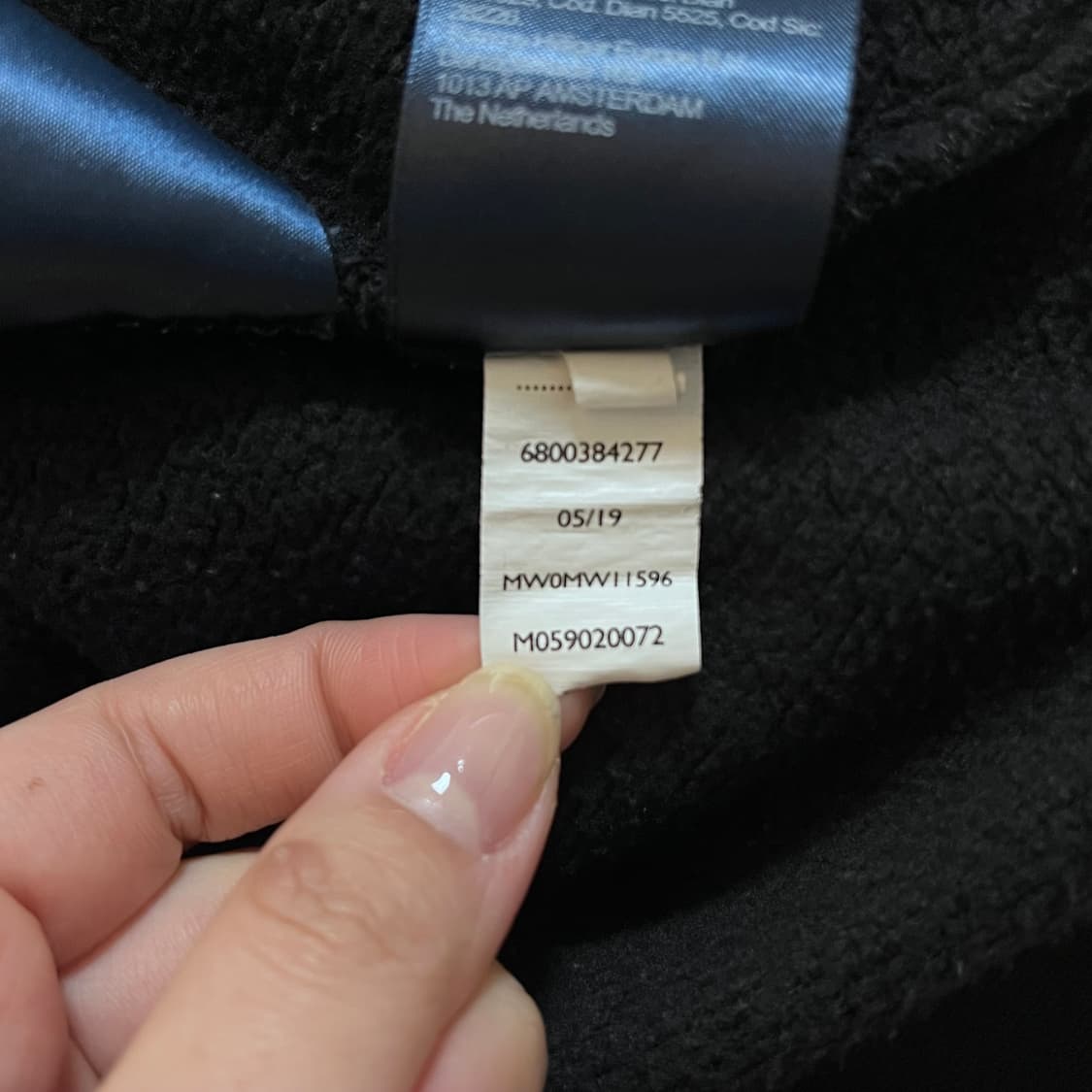 [정품] 타미 블랙 일자로고 기모 맨투맨 [ XL ] 상품이미지7